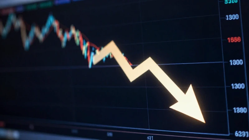 El gráfico muestra una fuerte caída
