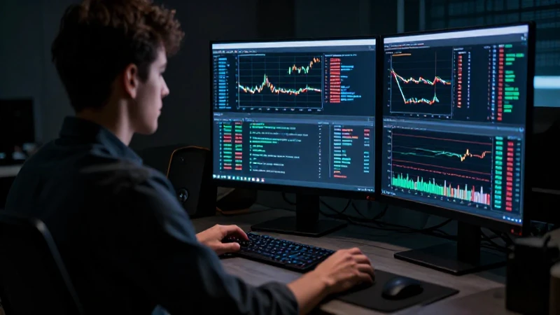 Operador, gráficos, trading y minimizando el spread
