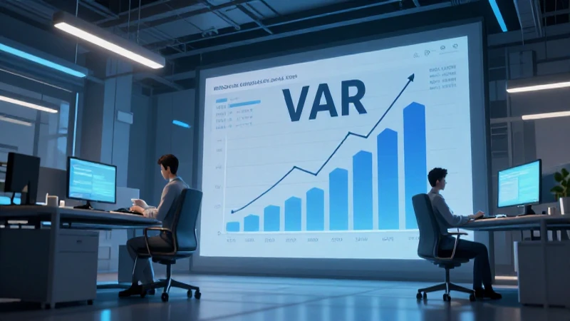 VaR cuantifica riesgos financieros en oficinas.