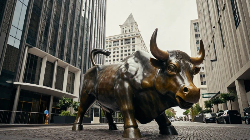 Bolsa: mercado financiero, representada por un toro