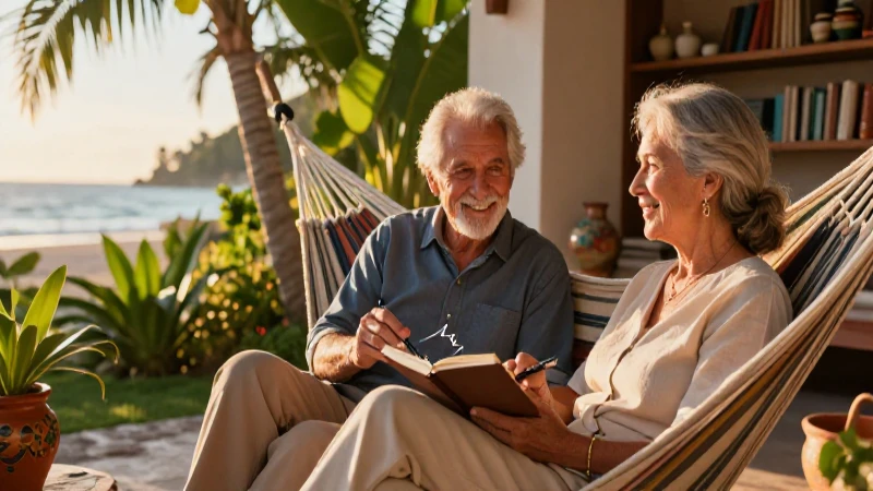 Mature man, restful setting, cozy ambiance.