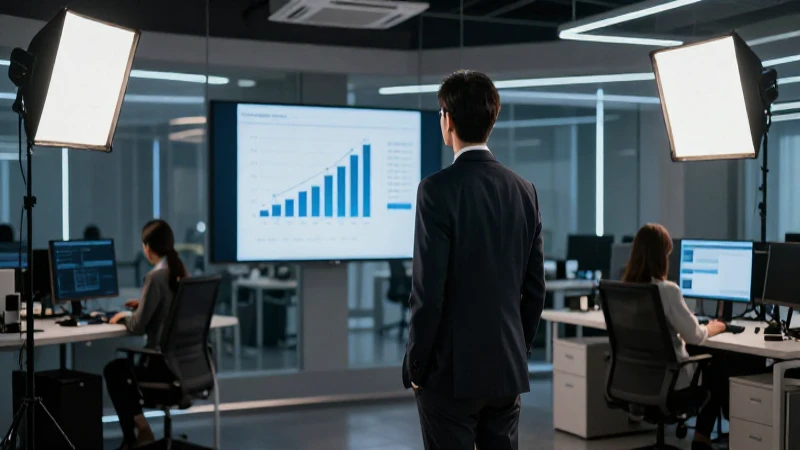Qué es una megatendencia y cómo invertir en ellas eficazmente 10 Estratega analiza datos en oficina moderna
