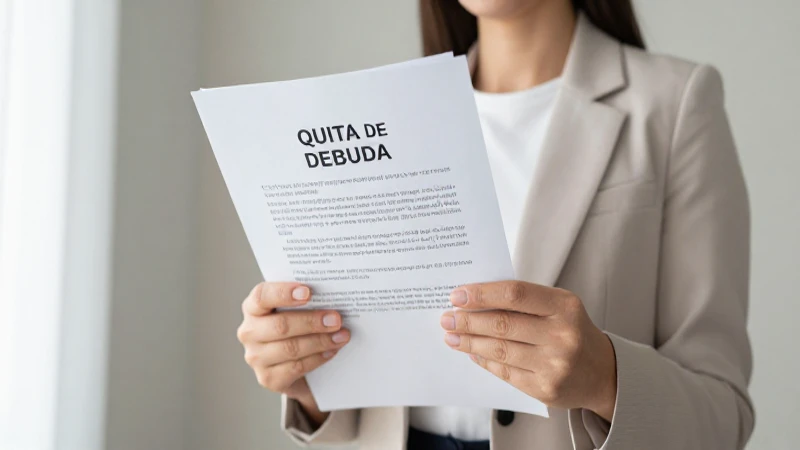 Es una explicación sobre la quita de deudas.