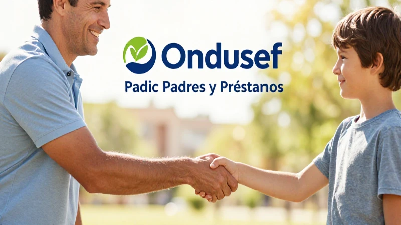 Padre e hijo, acuerdo y sol cálido.