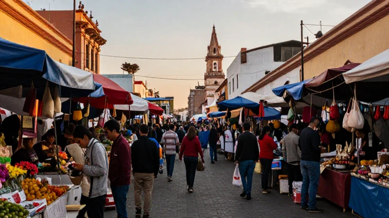 México: mercados vivos bajo luz dorada