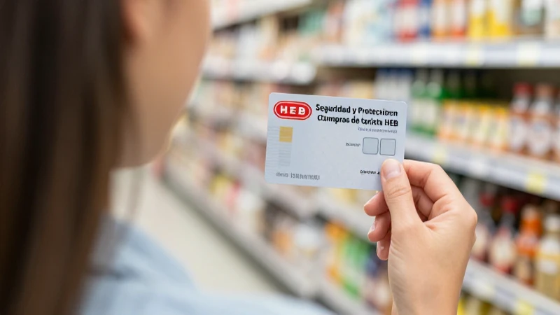 Tarjeta HEB: seguridad y compras fáciles