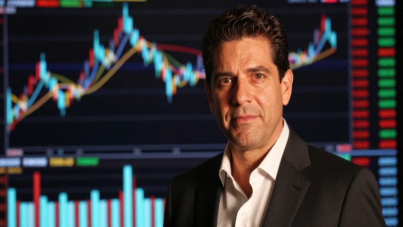 Raúl Ramírez: Un Vistazo a Su Vida y Contribuciones 7 Retrato de Raúl Ramírez, con gráfico financiero al fondo