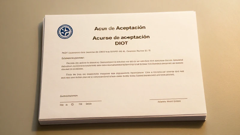 Documentos oficiales con iluminación cálida y profesional.