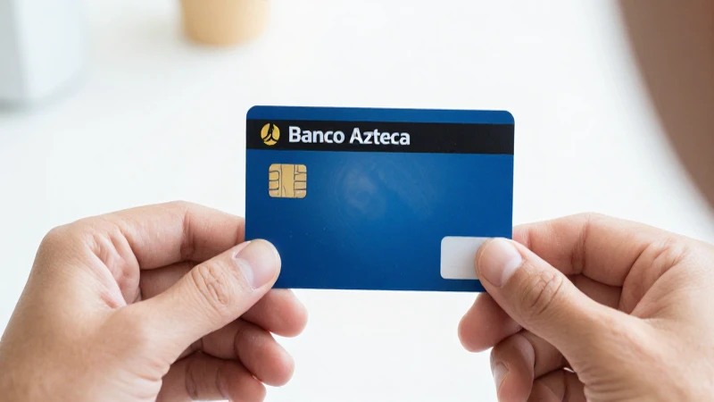 Cómo puedo reponer una tarjeta de Banco Azteca Guía y consejos 8 Persona con tarjeta y billetera, luz natural.