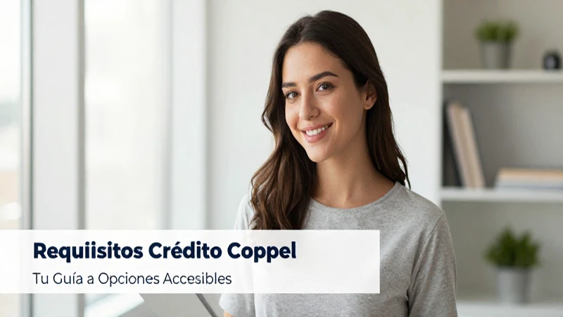 Requisitos Crédito Coppel: Tu Guía a Opciones Accesibles 8 Mujer sonriente en un interior moderno.