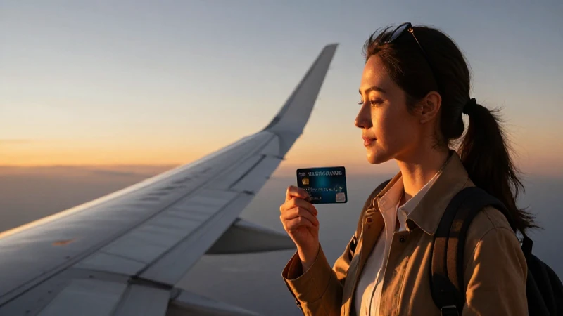 Viajera en avión al atardecer, luz cinematográfica