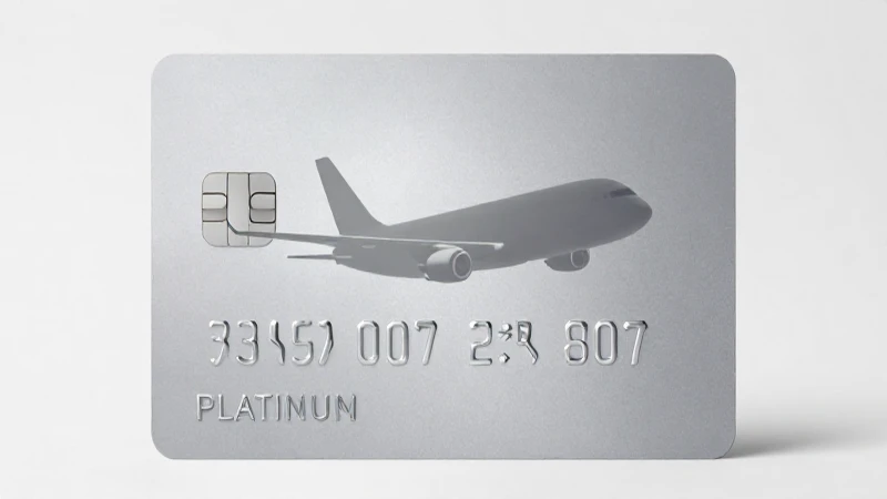 Tarjeta de crédito elegante, iluminación suave y nítida.