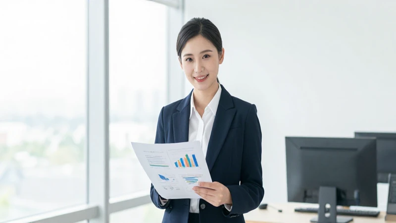 Profesional joven, luz natural y ambiente corporativo
