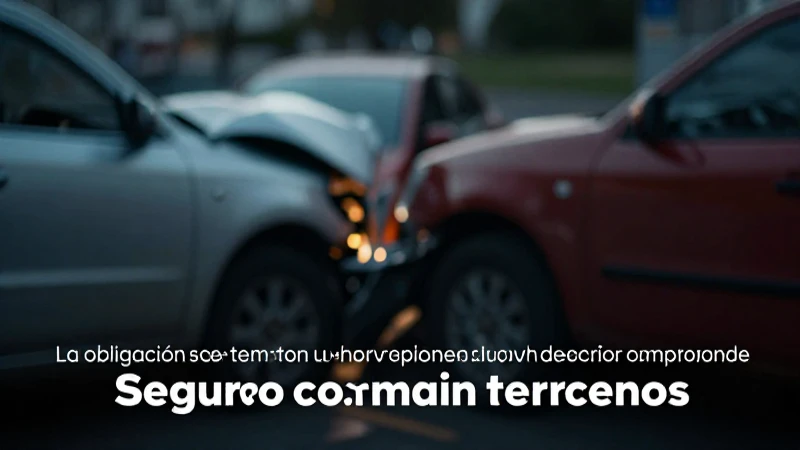 Accidente, seguro obligatorio y precios.