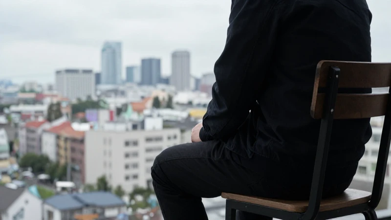 Todo lo que Debes Saber Sobre el Seguro de Desempleo en CDMX 15 Persona sentada, paisaje urbano y cielo nublado