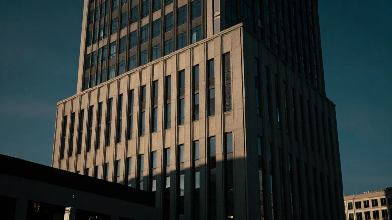 Edificio Serfimex, sombras dramáticas y luz cinematográfica