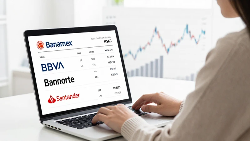 Mujer revisa finanzas en computadora