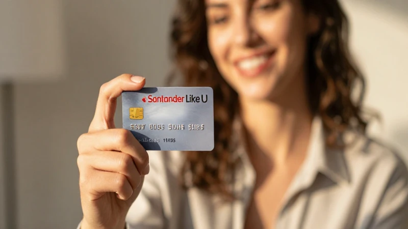 Solicita la tarjeta Like U de Santander.
