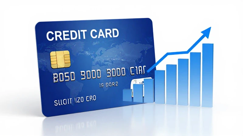 Cuáles son las mejores opciones de tarjeta de crédito garantizada 9 Tarjeta, gráfico financiero y estudio iluminado.