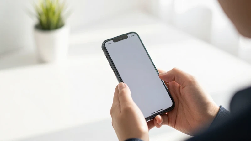 Finanzas modernas con smartphone, luz brillante