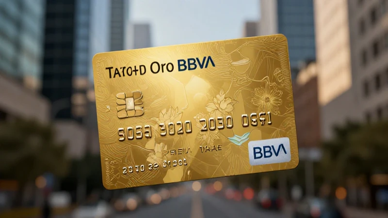 La Tarjeta Oro BBVA ofrece ventajas y pagos variados.