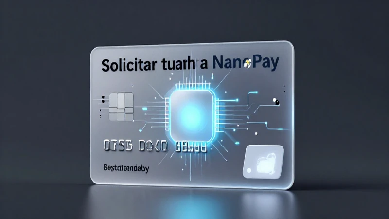 NanoPay: obtén tu tarjeta futurista en 2026