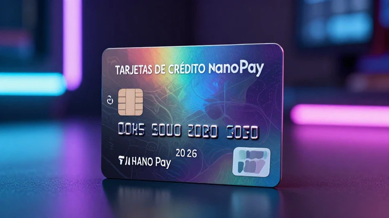 Tarjeta NanoPay: diseño futurista y moderno