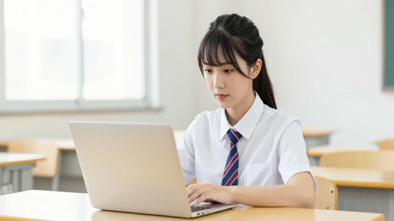 Estudiante joven estudia con luz clara