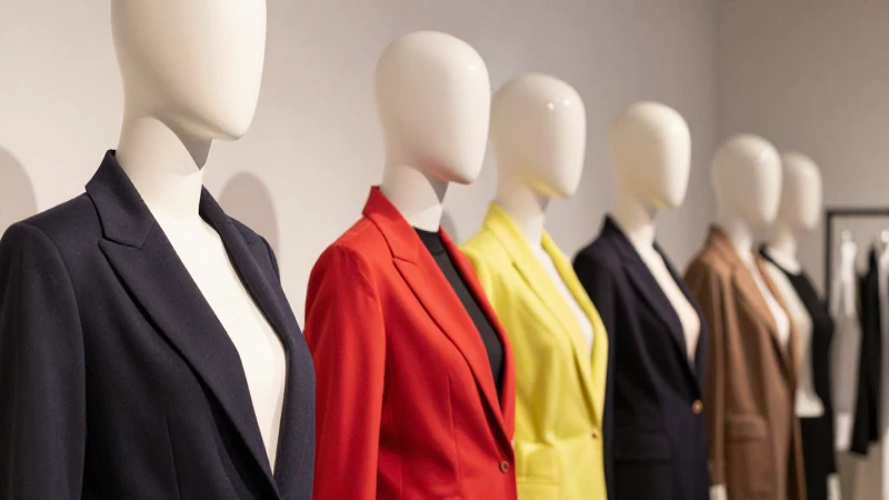 Maniquíes elegantes exhiben ropa luminosa