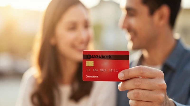 Tarjeta Scotiabank, felicidad bajo luz cálida