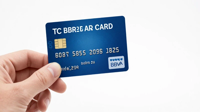Solicita la Tarjeta Azul BBVA revisando requisitos.
