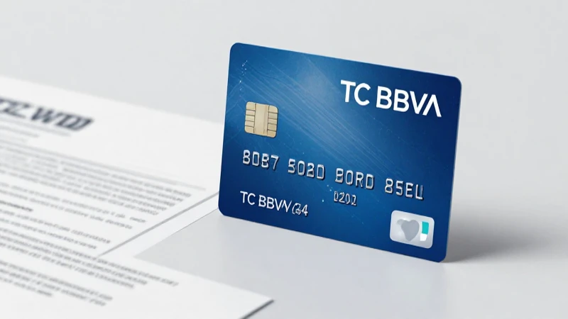 Tarjeta Azul BBVA: límites y costos.
