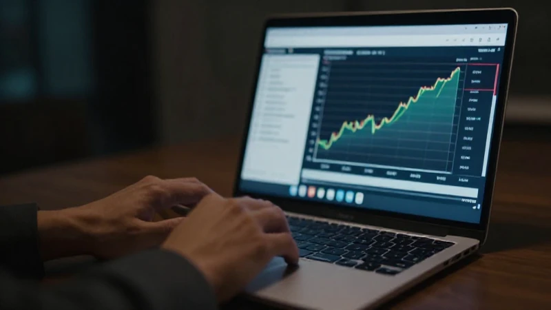 TIKR: Qué es y Cómo Funciona Este Screener de Inversiones 13 Inversor moderno analiza gráficos en laptop.