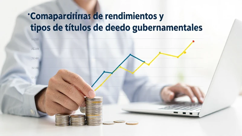 Analiza títulos de deuda gubernamentales y sus plazos