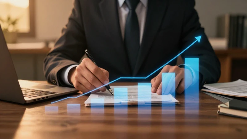 Bonos gubernamentales: inversión con gráfico iluminado