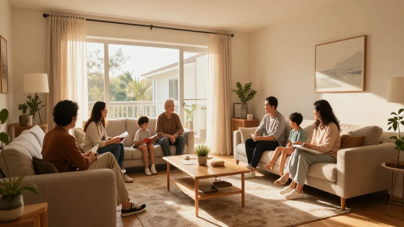 Hogar cálido, familia, créditos y beneficios