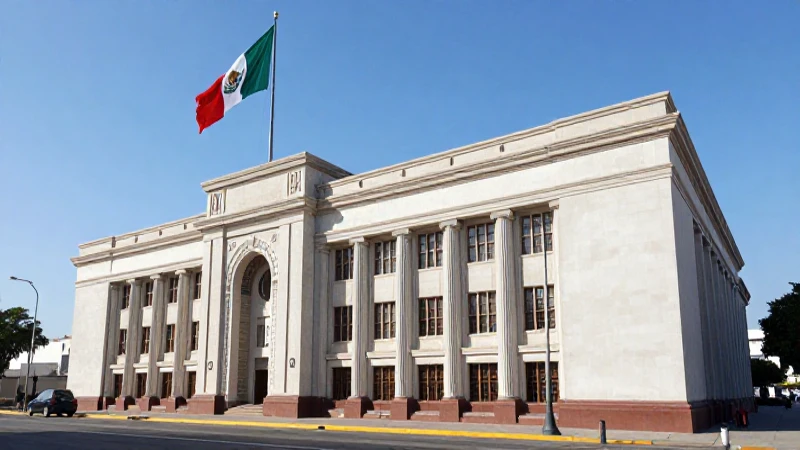 Cuáles son los principales tipos de impuesto en México 12 Edificio SAT, bandera mexicana, día soleado