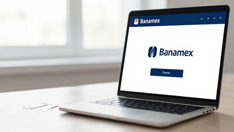 Banamex: tarjetas, laptops y estética moderna