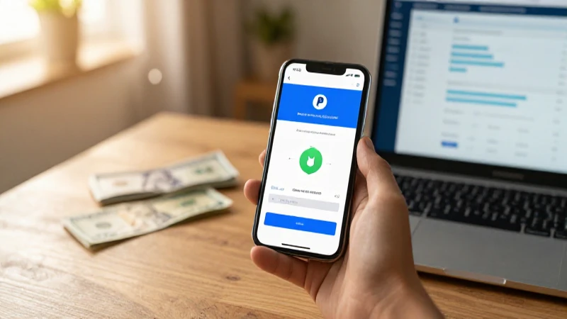 Transferencia digital segura desde PayPal a cuenta bancaria.