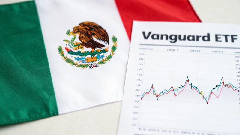 Gráfico de ETF, México, estilo financiero limpio