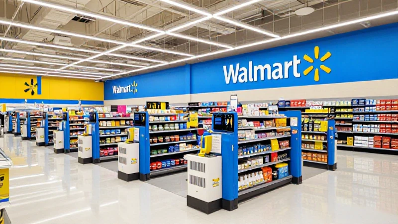 Walmart: análisis bursátil y fotografía comercial.